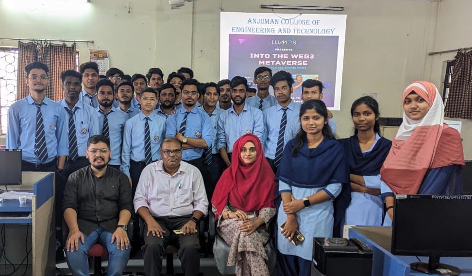 acet_official's tweet photo. A one-day workshop on 'Web3 &amp; Blockchain' technology was conducted by the Department of Computer Science and Engineering at ACET, in association with Lumos Labs, Nagpur. Prof. Sadia Patka was the coordinator and it was  supervised by Prof. Nazish Khan, Head of CSE Department. https://t.co/WkNwRrD3Zt