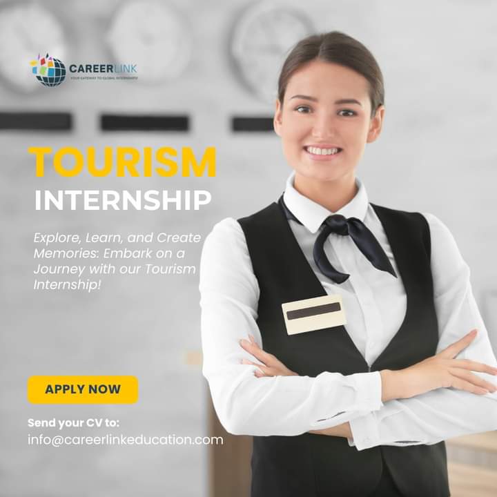 Are you fascinated by the world of travel and tourism? ✈️ Look no further! CareerLink is here to help you explore exciting opportunities in the Tourism industry with our Tourism Internship Program. 🌟
#TourismInternship #ExpandYourHorizons #LearnAndGrow #InterMiamiCF