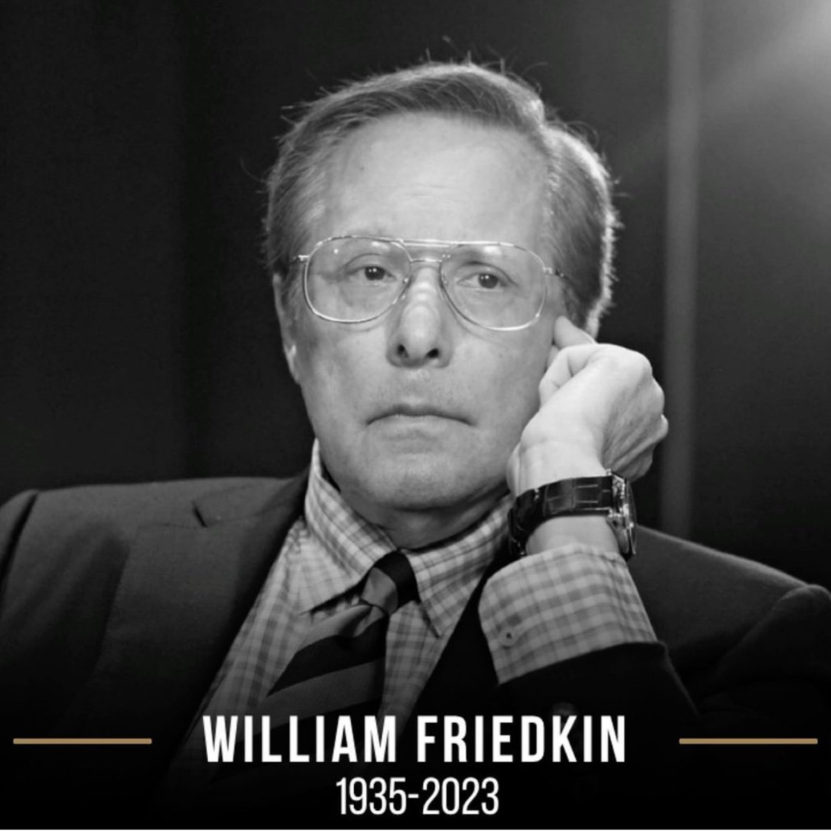 RIP to one of the true greats. He can rest knowing he’s made some of the most iconic films of all time  🙏🏻 #rip #williamfriedkin #theexorcist #frenchconnection #sorcerer #toliveanddieinla #icon #goat