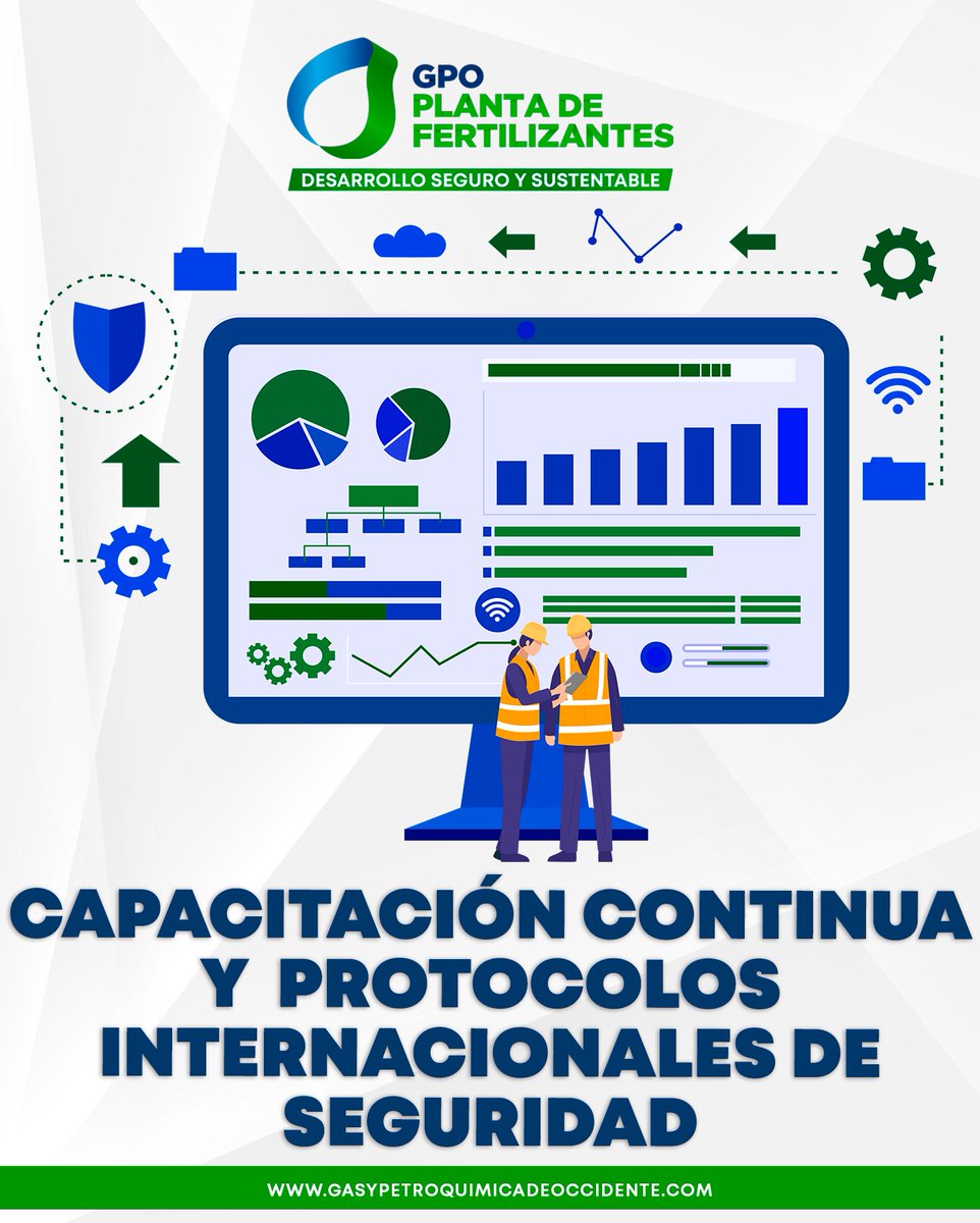 La capacitación continua y los protocolos internacionales de seguridad nos permiten tener la planta de fertilizantes más moderna y segura del mundo.
.
.
.
#GPOTopolobampo #PlantaDeFertilizantes #DesarrolloSeguroySustentable #Topolobampo #Sinaloa