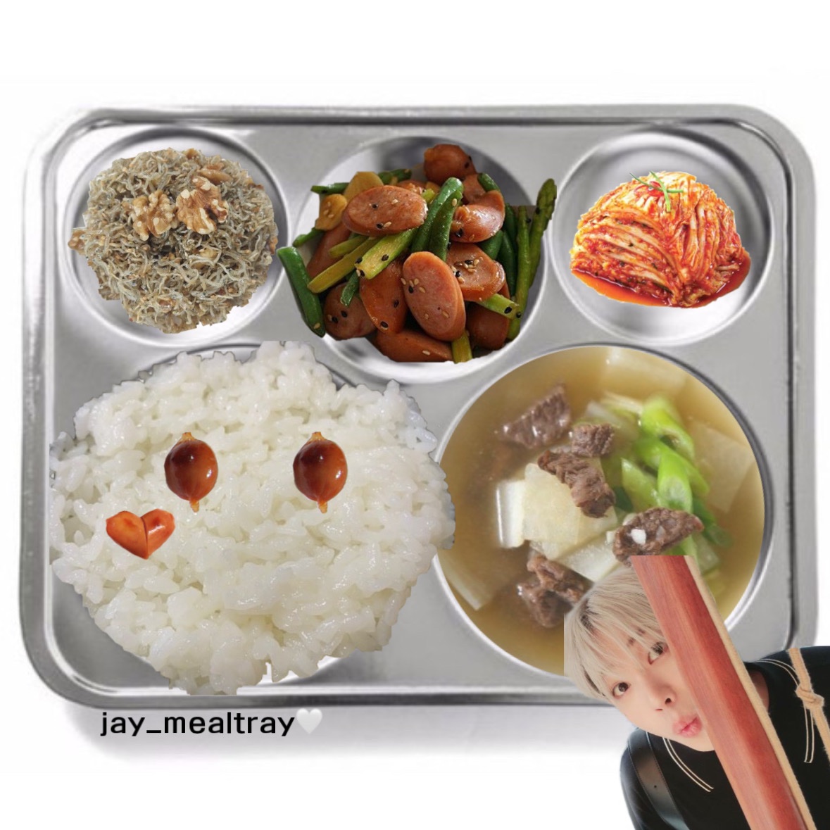 23.08.08 (화) 20일차 조식🪖

밥
쇠고기무국
멸치볶음
데리야끼비엔나볶음
배추김치

#진환 아 맛있게 먹어🤍