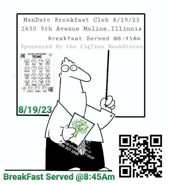 GodCanGear's tweet photo. ManDate Breakfast Club 8/19/23
1630 5th Ave Moline, Illinois 61265
BreakFast Served @ 8:45Am Sharp
Sponsored By @GodCanGear 
*the FigTree Christian BookStores*
Advanced Men's Leadership https://t.co/1vDIll8uT7