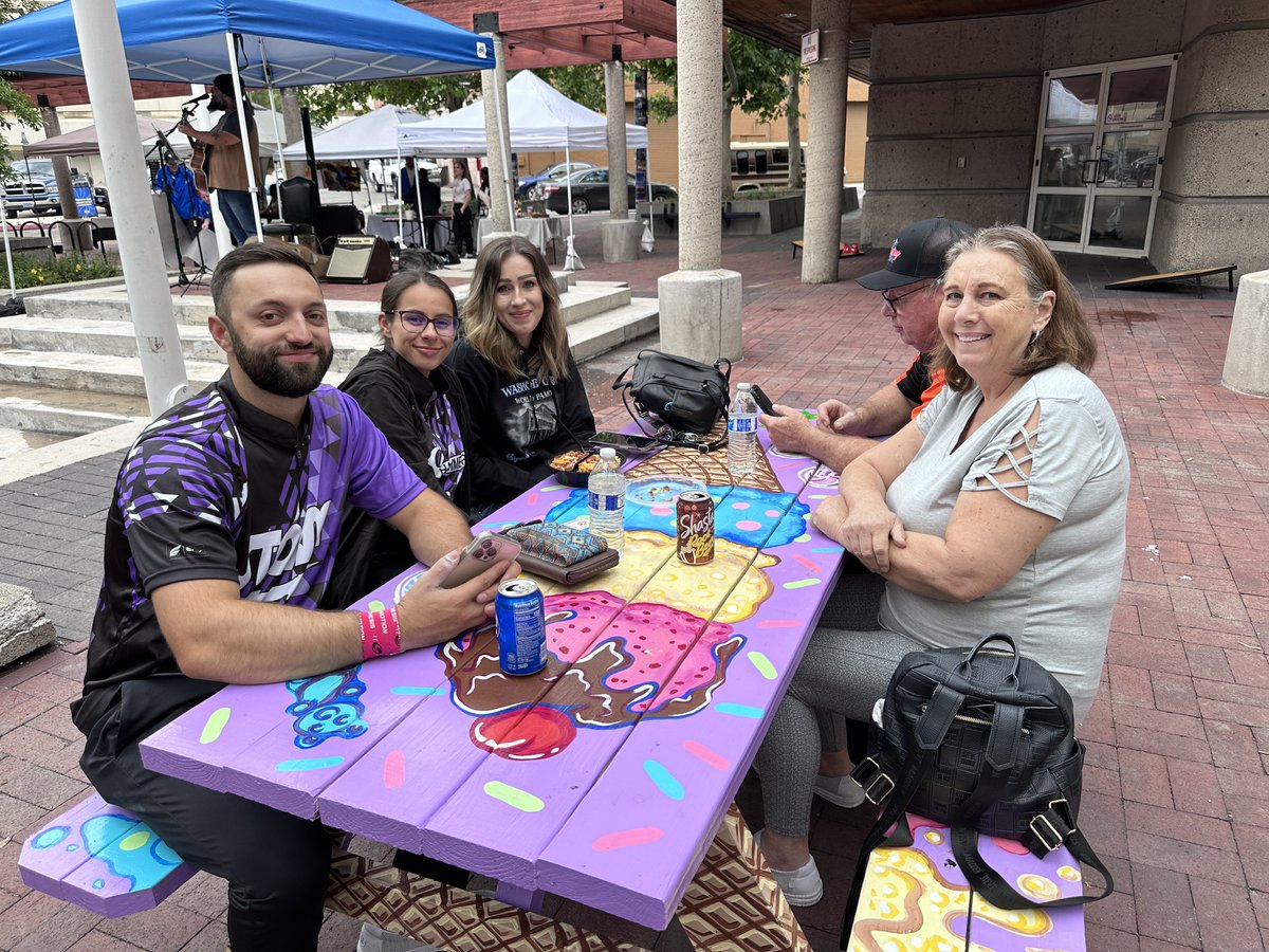 downtown_reno's tweet photo. Tomorrow! August 8 from 5-9 p.m. Downtown Tuesdays at 40. E 4th Street in downtown Reno. FREE event - live music, food, drinks, vendors and yard games! FREE parking at The ROW garages or at the Arch Lot off Virginia Street (between Plaza and Fourth Streets.) 

@CityofReno @MayorSchieve