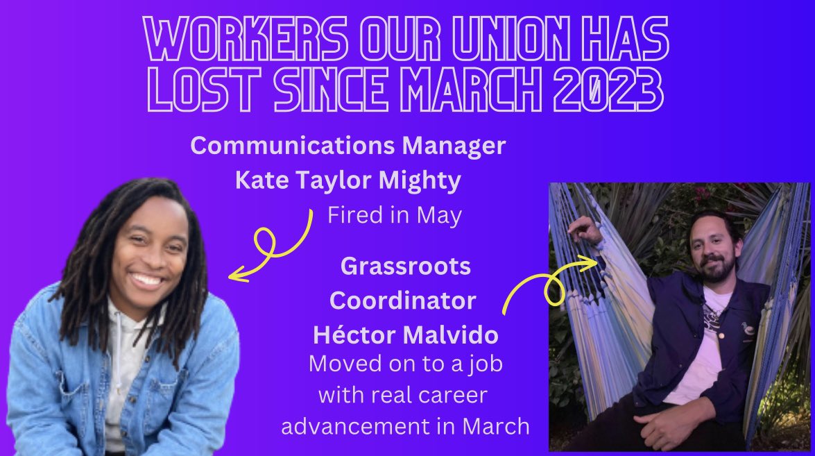 LibGenGuild's tweet photo. We launched our unionization drive in March 2023. Instead of voluntarily recognizing us without exclusions, management has taken numerous steps to shrink the size of our already-small unit. Here’s how our unit started, and here’s how @liberation_gen sees it going. #1u #Unions https://t.co/rz7r8JDZXu