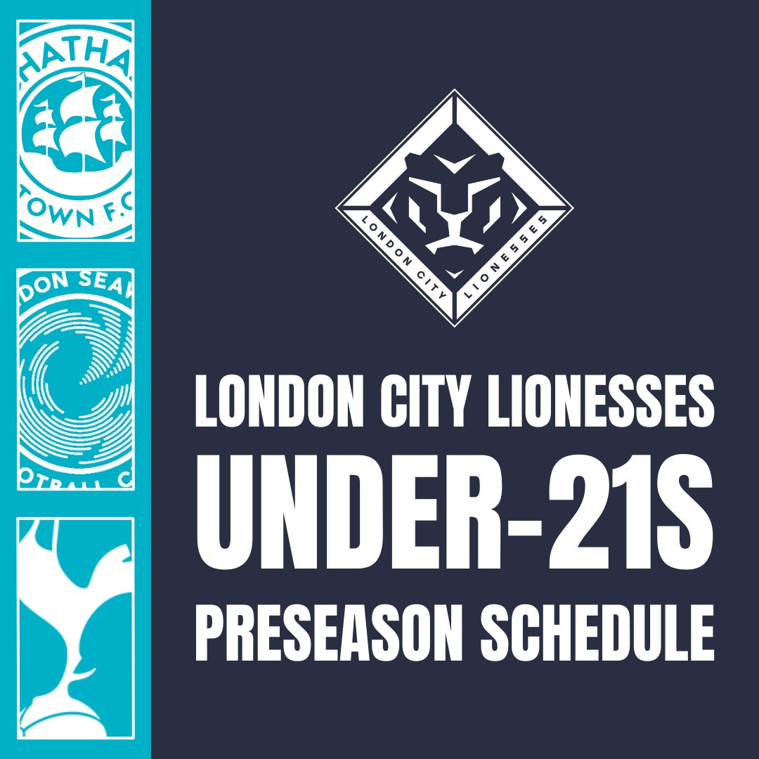 LC_Lionesses's tweet photo. It's full steam ahead for our Under-21s, with preseason fixtures versus London Seaward and Tottenham Hotspur U21s on the horizon 📅

We'll have more information about our U21 Professional Game Academy squad soon ✍️ https://t.co/rCJJT2crhF