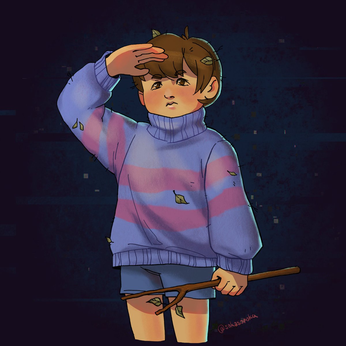 sokasoroka's tweet photo. little sunshine 🥺🌼

Jongho aka Frisk for UNDERTEEZ collab
#jongho #ateezfanart #undertale https://t.co/joZFiVkFnG