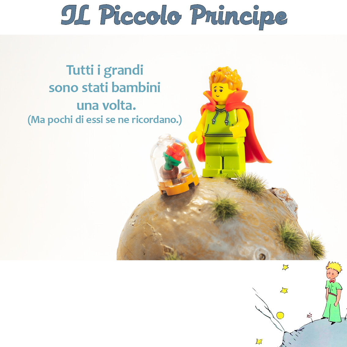 ilcarota's tweet photo. "L'essenziale è invisibile agli occhi". Il Piccolo principe in mattoncini #LEGO #ilpiccoloprincipe
https://t.co/pssl0S8jgo https://t.co/KgsD5ZB4MP