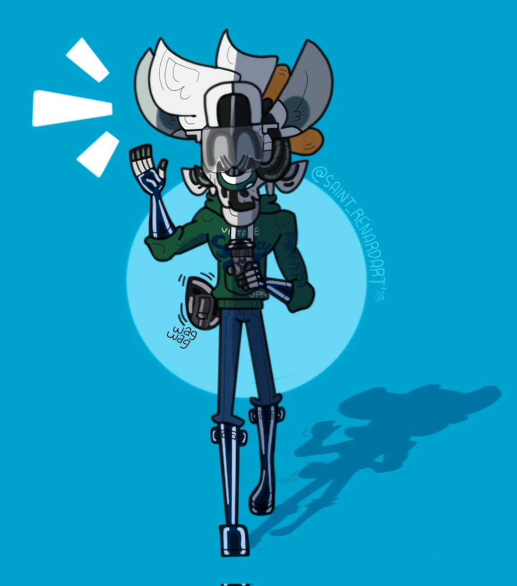 saint_renardart's tweet photo. Smyr is looking a bit different for #RAMMONTH this year! https://t.co/Ca3XYOwh4P