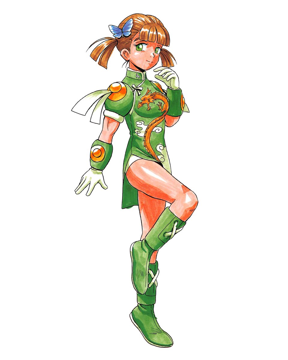 SEGAForever's tweet photo. Hailing from an exotic foreign land, the young, pretty monk Irene lets her hands speak for her. 🧘

Her ascetic training has made her equally capable of healing wounded comrades and meting out damage to foes. 💥💥  

#SEGAForever #ShiningForceIII https://t.co/2J9SItv2Ts