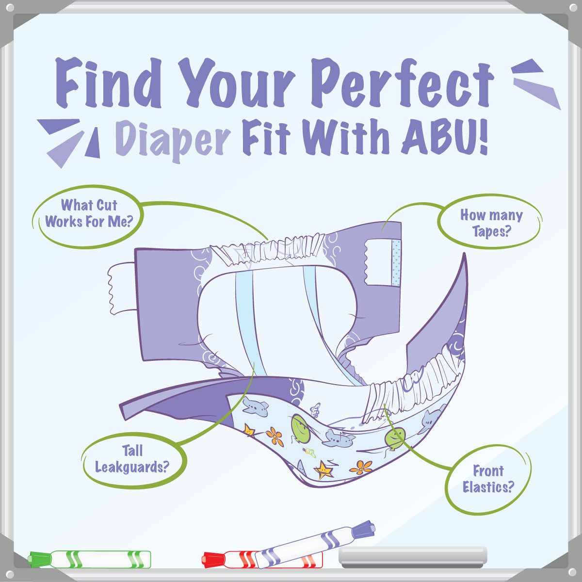 ABUDiapers's tweet image. Did you miss our latest Big Diaper Friday newsletter? 📰

Have no fear!

Read it all here:
news.abuniverse.com/24-7-talk-one-…

This week, Crocy taught us all the 5 unique ‘fits” across ABU’s diaper lineup! 🐊📏

#abdl #diaperlover #abdlcommunity #kink #abuniverse #babyfur #ageplay