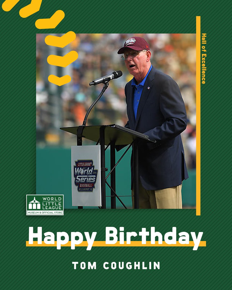 LLBMuseum's tweet photo. Happy birthday to coaching legend and Hall of Excellence member Tom Coughlin! https://t.co/ycOEGgYiSG