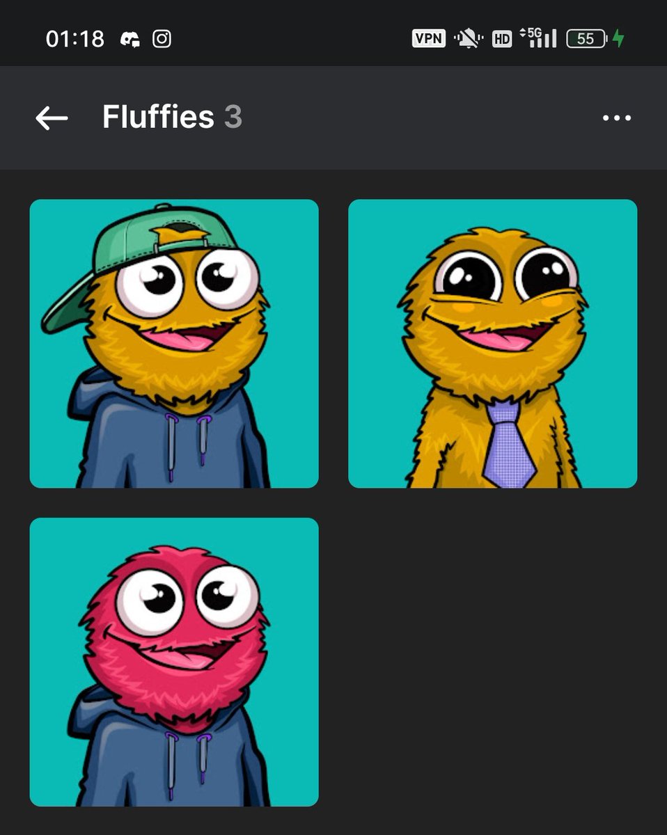NoxWilson's tweet photo. Here are my fredh minted @FluffiesSOL 
These little friendly creatures reminds me of a tv show I loved a lot when I was young. 🥰 https://t.co/uCEZAUz0gh