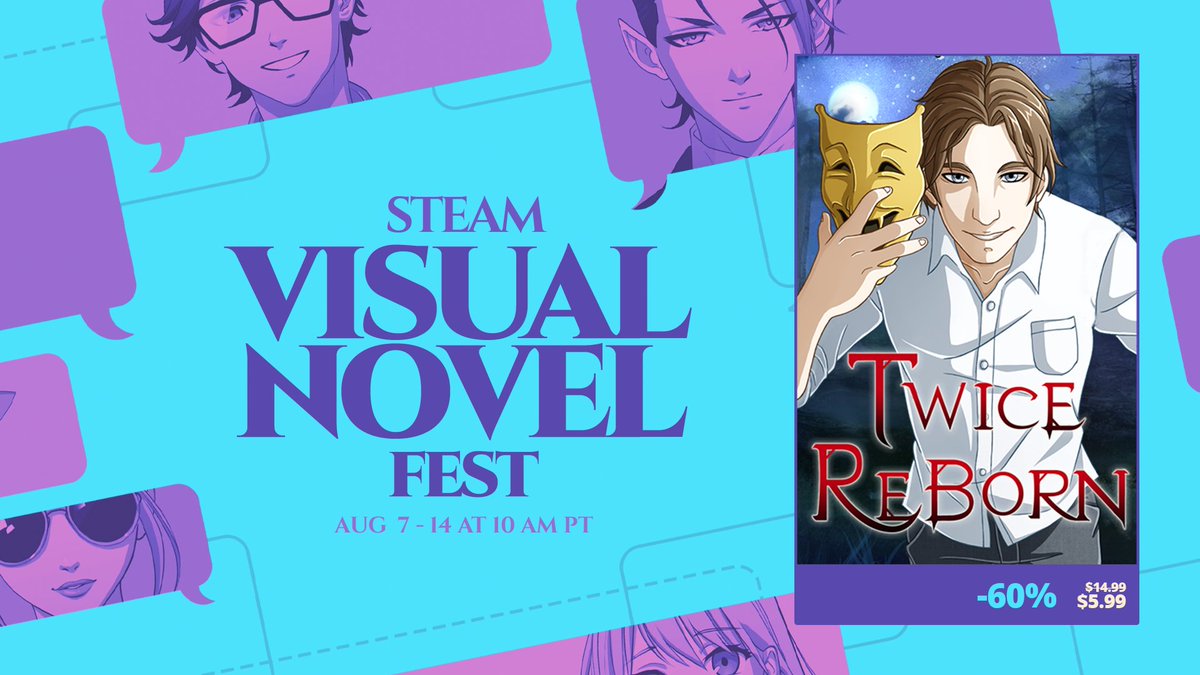 1stStepCine's tweet photo. Our vampire story is on sale 🦇🦇❤️
-60% for the Steam Visual Novel Fest!
$5.99 for a limited time only. 

https://t.co/YdRABNKWsh https://t.co/fEnycEttSK