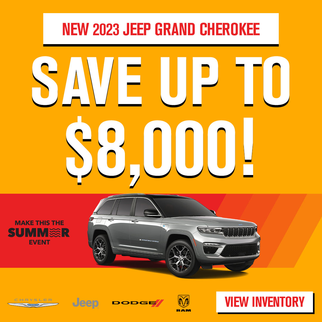 LHMSandy's tweet photo. 🚙💰 Don't miss out! Save up to $8000 on the 2023 Jeep Grand Cherokee*. Offer ends 8/30/23. Time to hit the road in style! 🛣️🌟  #Jeep #JeepGrandCherokee https://t.co/TZsGWn7YfZ