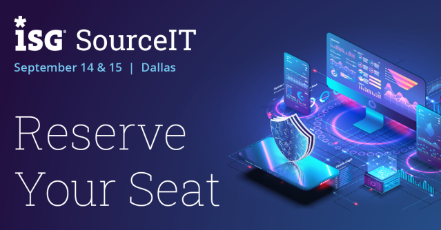 Join ISG SourceIT for the latest insights from ISG thought leaders, peer enterprises and leading visionaries from start-ups and academia on how to develop the strategy and #partnerecosystem to address your unique business challenges. #ITSourcing bit.ly/3qresHt