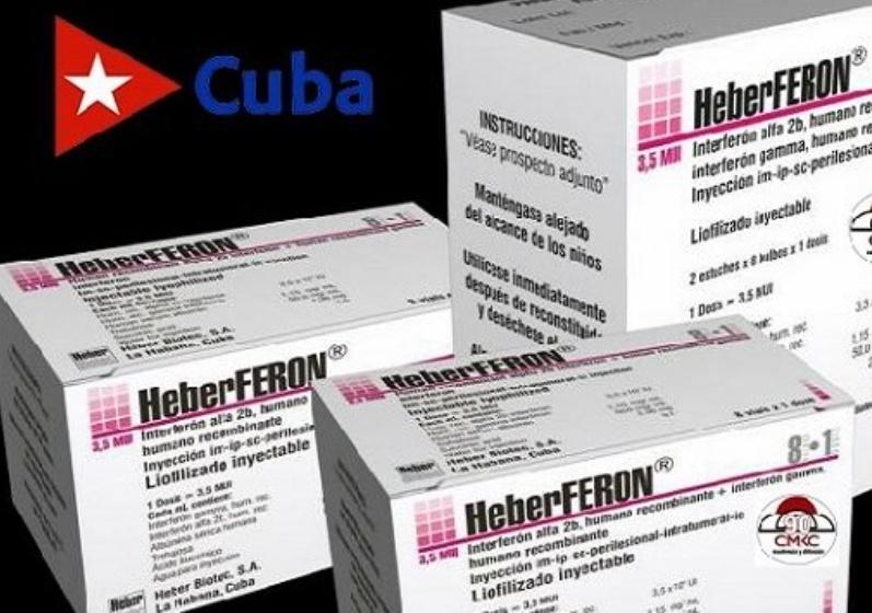 YagenPomares's tweet photo. 📍Confirman eficacia del HeberFERON contra cáncer de piel.
Producido por el @CIGBCuba el HeberFERON es una mezcla de interferones Alpha-2b y Gamma, administrada a la persona de forma inyectable alrededor de la lesión.
#CubaPorLaVida 
#CubaEsSalud 
#ConTodosLaVictoria https://t.co/U8XL3d9CNQ
