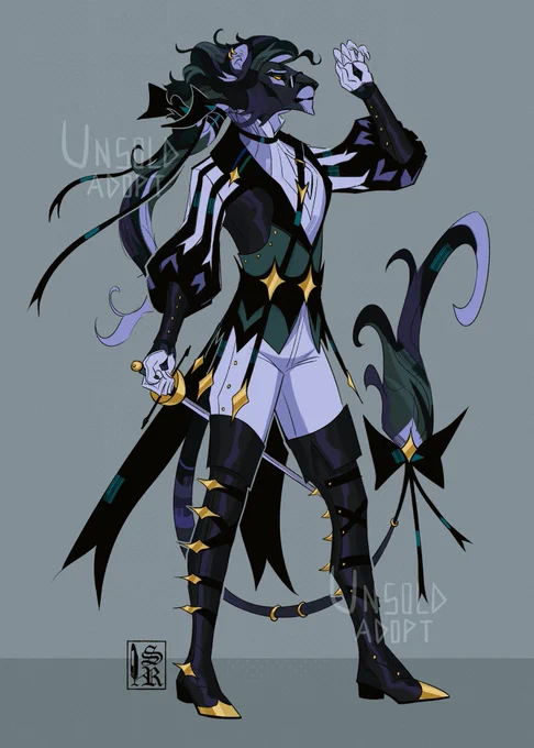 Black lion adopt   All information is below   Rt will be helpful, thank you!
