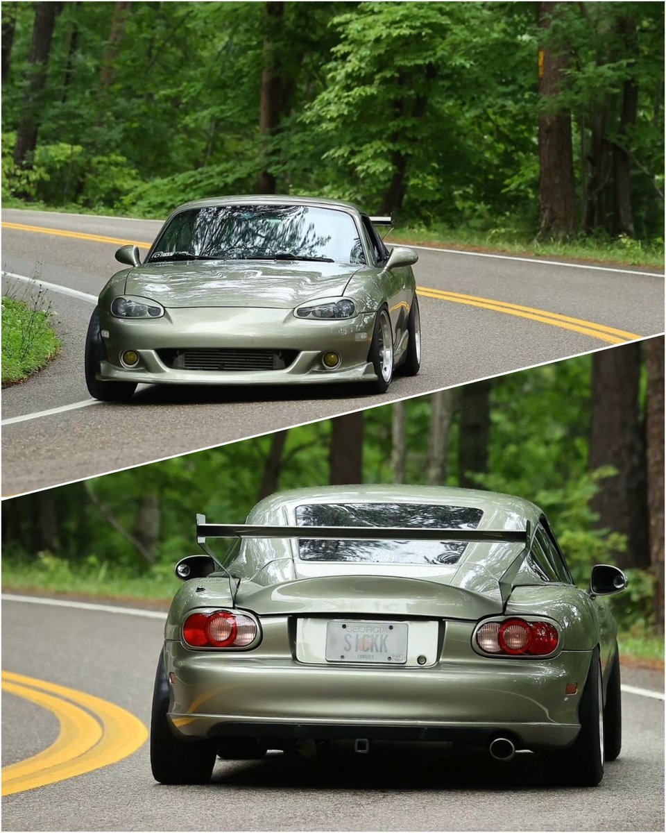 TopMiata's tweet photo. ⏩ IG: sickmiatabra #TopMiata #JDM #Mazda #Miata #MX5 #roadster #nbmiata #fastbackmiata #tailofthedragon #matg Photo by: killboydotcom & 129photos https://t.co/8fZSGjjQRh