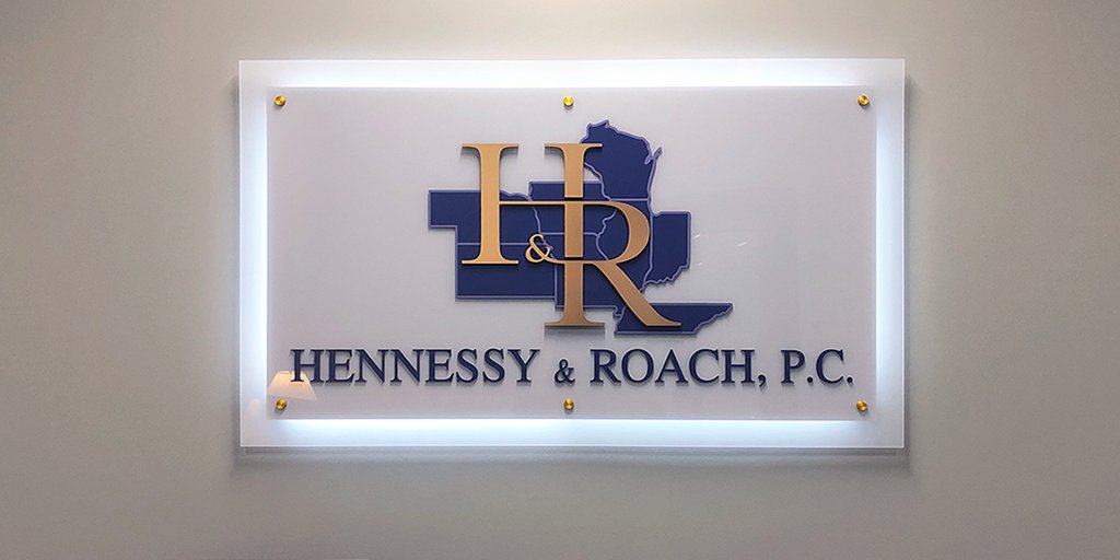 Image360KC's tweet image. Interior illuminated lobby sign for Hennessy &amp;amp; Roach in Overland Park, Kansas
.
#InteriorSign #LobbySign #ReceptionSign #OfficeSign #Dimensional #Illuminated #CustomSign #Signage #Law
