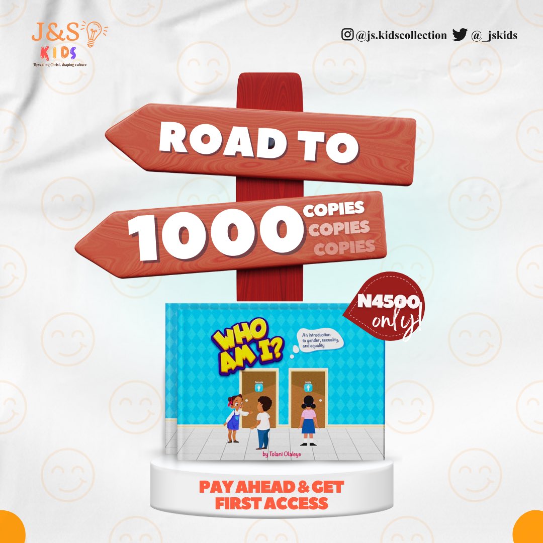 Sold out geng.

Thank you everyone.

100 copies of ‘Who Am I’ children’s book sold. 

Road to selling 1,000 starts now.

You can keep ordering your favorite children’s book here.
selar.co/kt2g

Reprint ongoing!