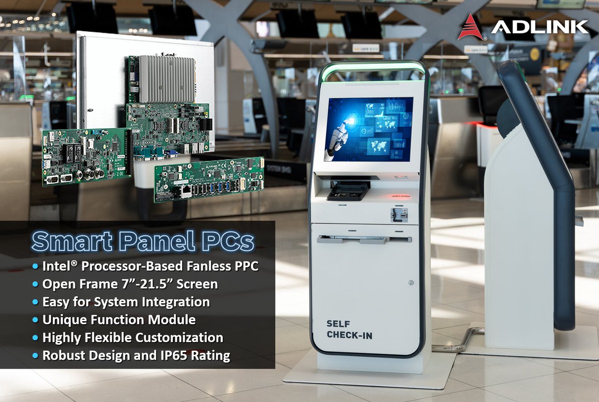 ADLINK_IoT's tweet photo. New open-frame industrial panel PC with highly flexible customization through the unique Function Module and mainboard design and meet various project requirements.

Discover more for the edge visualization:
https://t.co/e8uUJhhn78

#edgevision #Systemintegration #HMI #PanelPC https://t.co/Il40VfkIlm