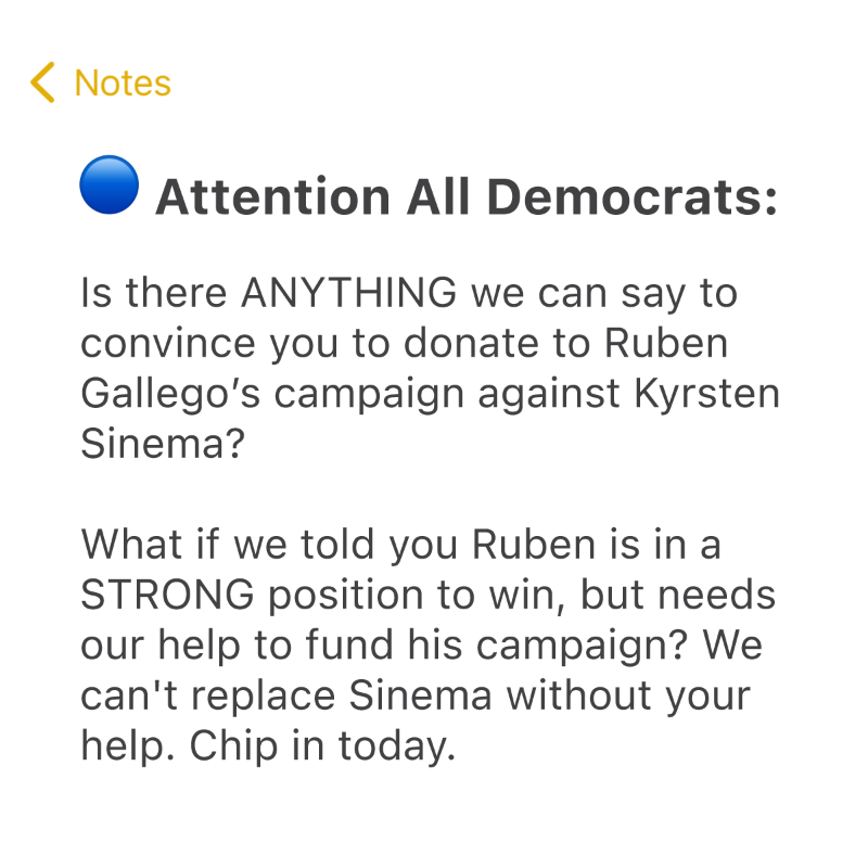 RubenGallego's tweet photo. Please don't scroll past this important update: