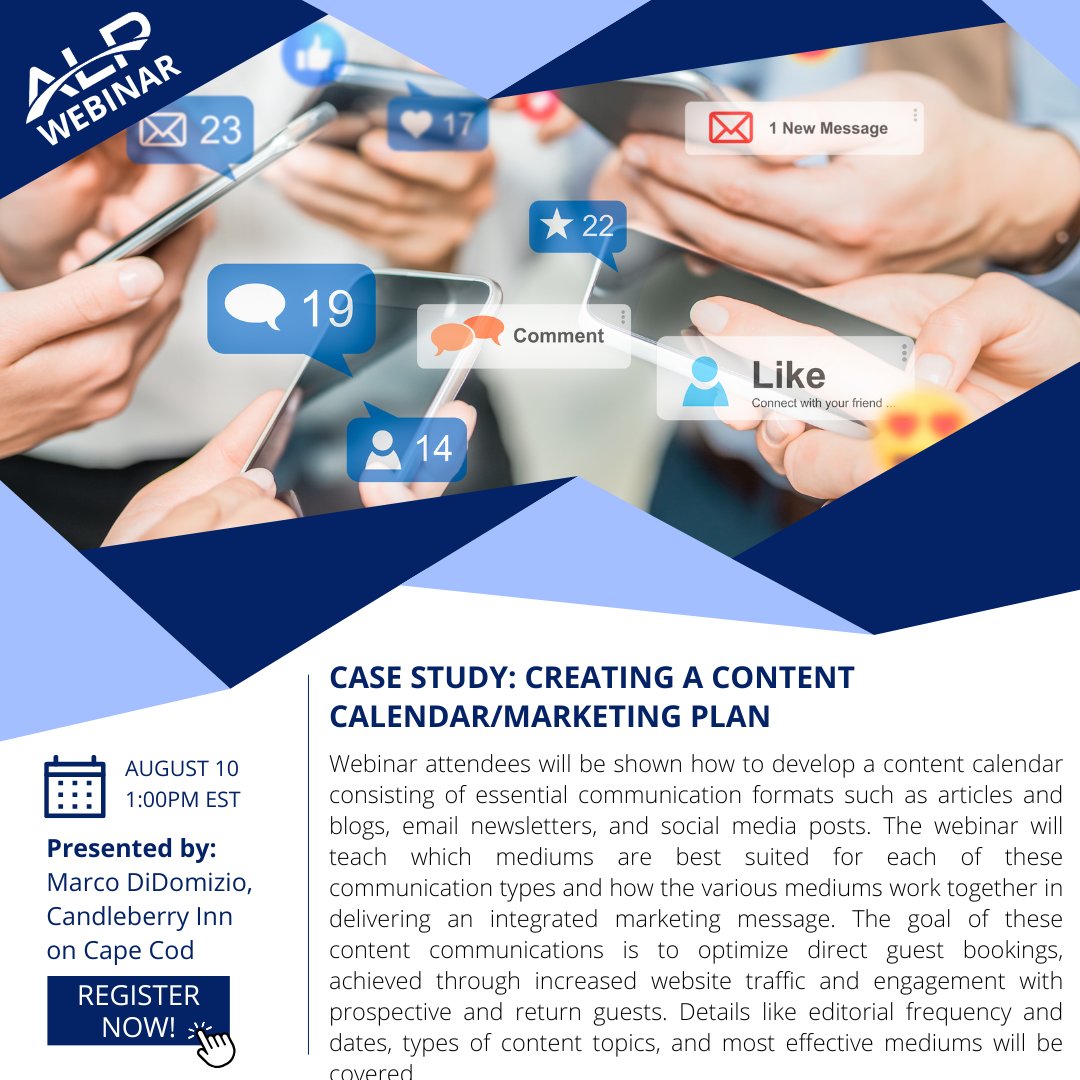 ALPLodging's tweet image. 🌟 𝗨𝗣𝗖𝗢𝗠𝗜𝗡𝗚 𝙁𝙍𝙀𝙀 𝗔𝗟𝗣 𝗪𝗘𝗕𝗜𝗡𝗔𝗥 🌟 
𝗥𝗘𝗚𝗜𝗦𝗧𝗥𝗔𝗧𝗜𝗢𝗡 𝗟𝗜𝗡𝗞: bit.ly/44Wmd7A

Not an ALP Member? 𝗝𝗢𝗜𝗡 𝗡𝗢𝗪: bit.ly/3IV7Ze5