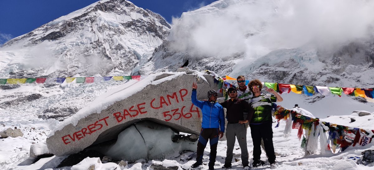 n_excursion's tweet photo. Congratulations! Isaac and Jack for getting victory on the everest base camp. We have lived this incredible moment together.
#natureexcursion #trekkinginnepal #trek2023 #whitehimalayas #ART #himalayandiaries #majesticviews #everestbasecamp
https://t.co/DpaVLI0tJC https://t.co/u5839mhxr4