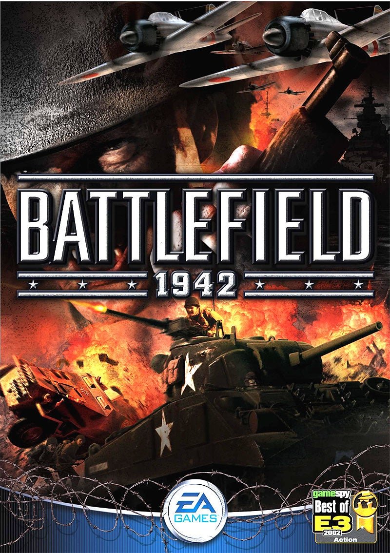 GameoramaLuzern's tweet photo. Heute vor 21 Jahren erschien der erste Teil von EAs beliebtem Shooter. Battlefield 1942. 

Alleine oder im Multiplayer konnte man auf verschiedenen Schlachtfeldern des 2. Weltkriegs kämpfen. Battlefield hebt sich von anderen konventionellen Shootern durch grosse Maps ab. 🗺️ https://t.co/r22lk5hevE