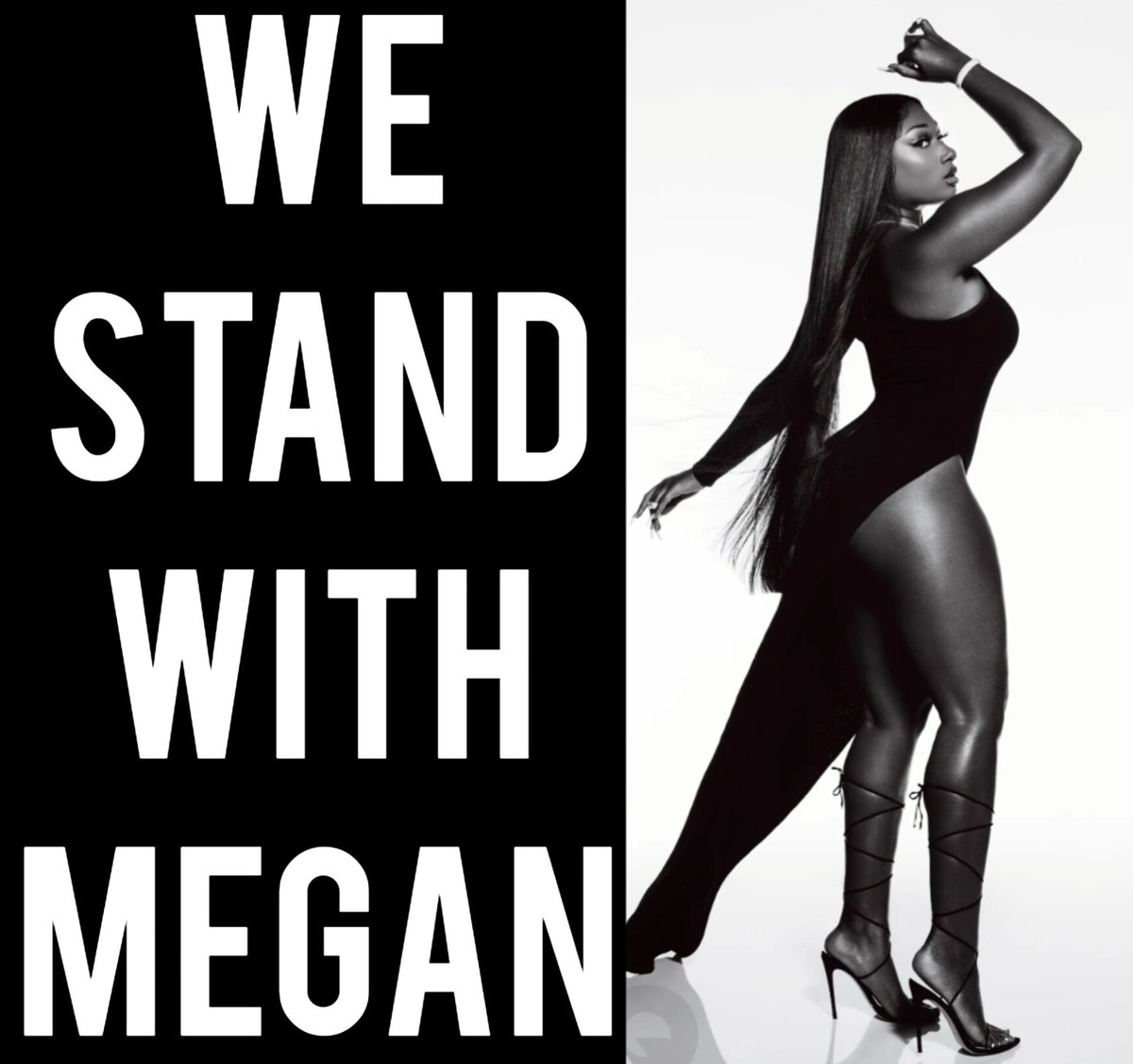 southsidemts's tweet photo. We're with you today Megan ✊🏾 We love you 🤍 @theestallion https://t.co/DwTwiSnLvY