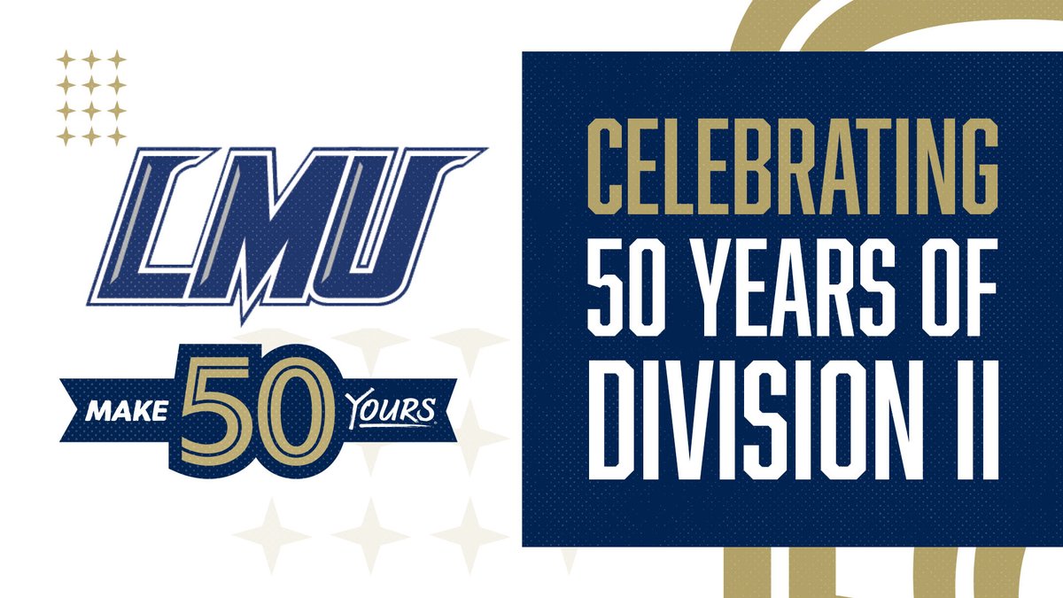 LMURailsplitter's tweet image. Lincoln Memorial University celebrates the 50th Anniversary of NCAA DII

Our Division.
Our Team.
Our Legacy.
#DII50 | #MakeItYours