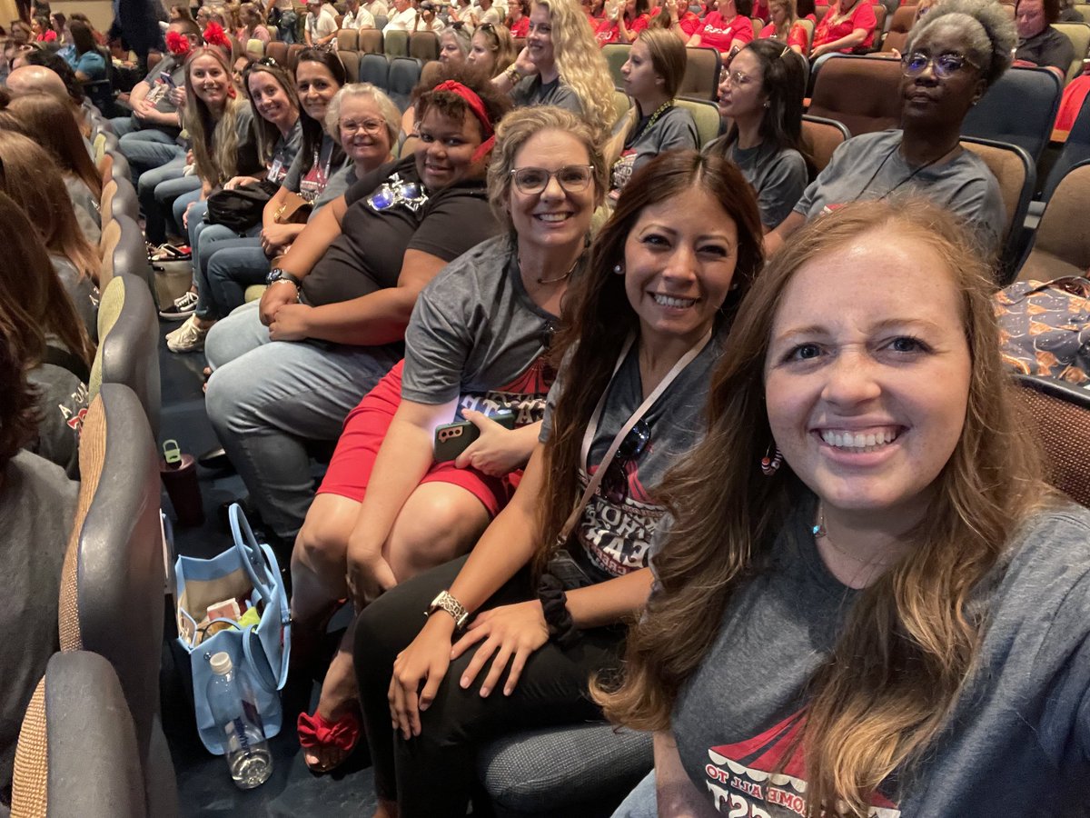 <a href="/TISDCES/">Creekview Elementary</a> 2nd Grade Team representing at <a href="/TomballISD/">Tomball ISD</a> Convocation this morning! What a great way to kick off the 23/24 school year! Love these ladies ❤️ #thegreatestschoolonearth
<a href="/MissInceCES/">Janaye Ince</a> <a href="/CynthiaGust1/">Mrs. Gust is a Must</a> @sylvia_wolf13