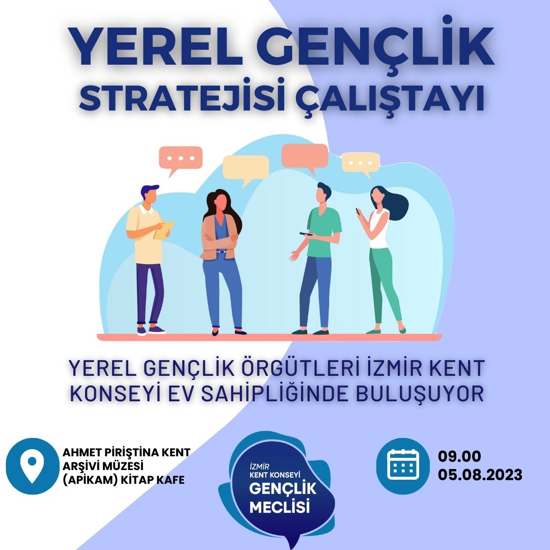 Yerel Gençlik Stratejisi Çalıştayı, İzmir'de gençlik çalışması yürüten çok sayıda sivil toplum örgütü, kurum, kuruluş, öğrenci topluluğu ve inisiyatifin bir araya gelmesi ile İzmir Kent Konseyi Gençlik Meclisi ev sahipliğinde tamamlandı.

#GencNeDer
#İzmirGenclikMeclisi