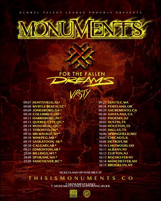 MONUMENTS tweet media