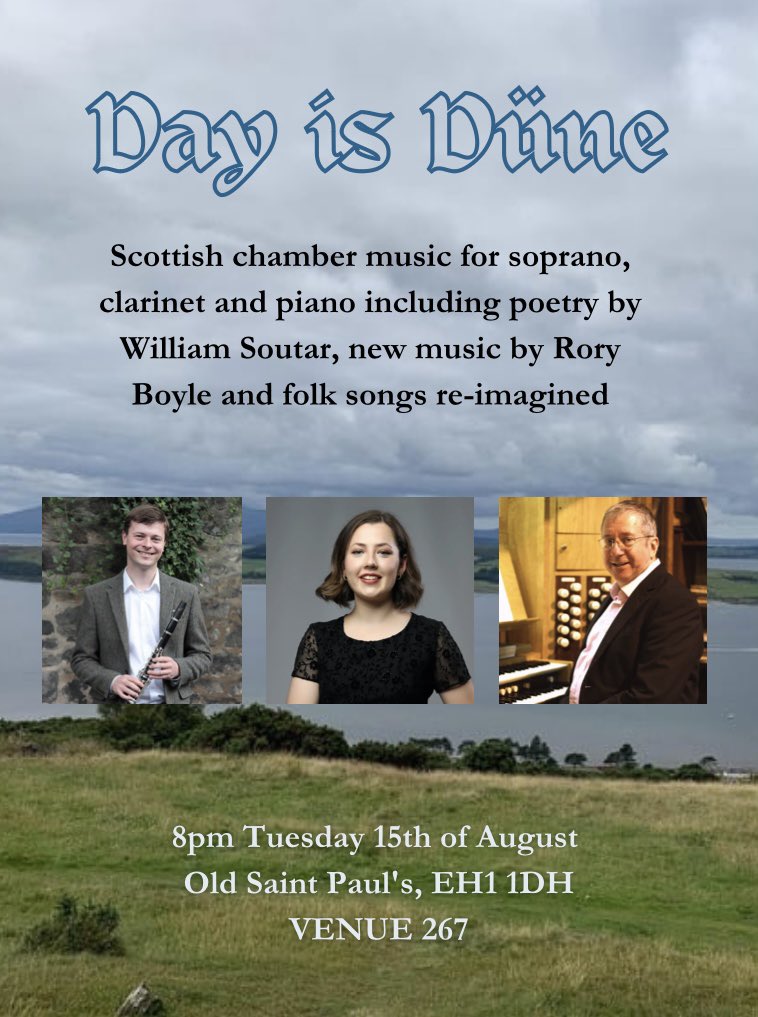SalandCalduo's tweet photo. For there’s far mair hert’nin in a sang, Nor in onie ither thing. Tuesday 15th August, 8pm. @WhatOnEdinburgh @edfringe @ByLeavesWeLive @PoetryScotland #soutar @RoryBoyle_Music https://t.co/sBEPawwXFs