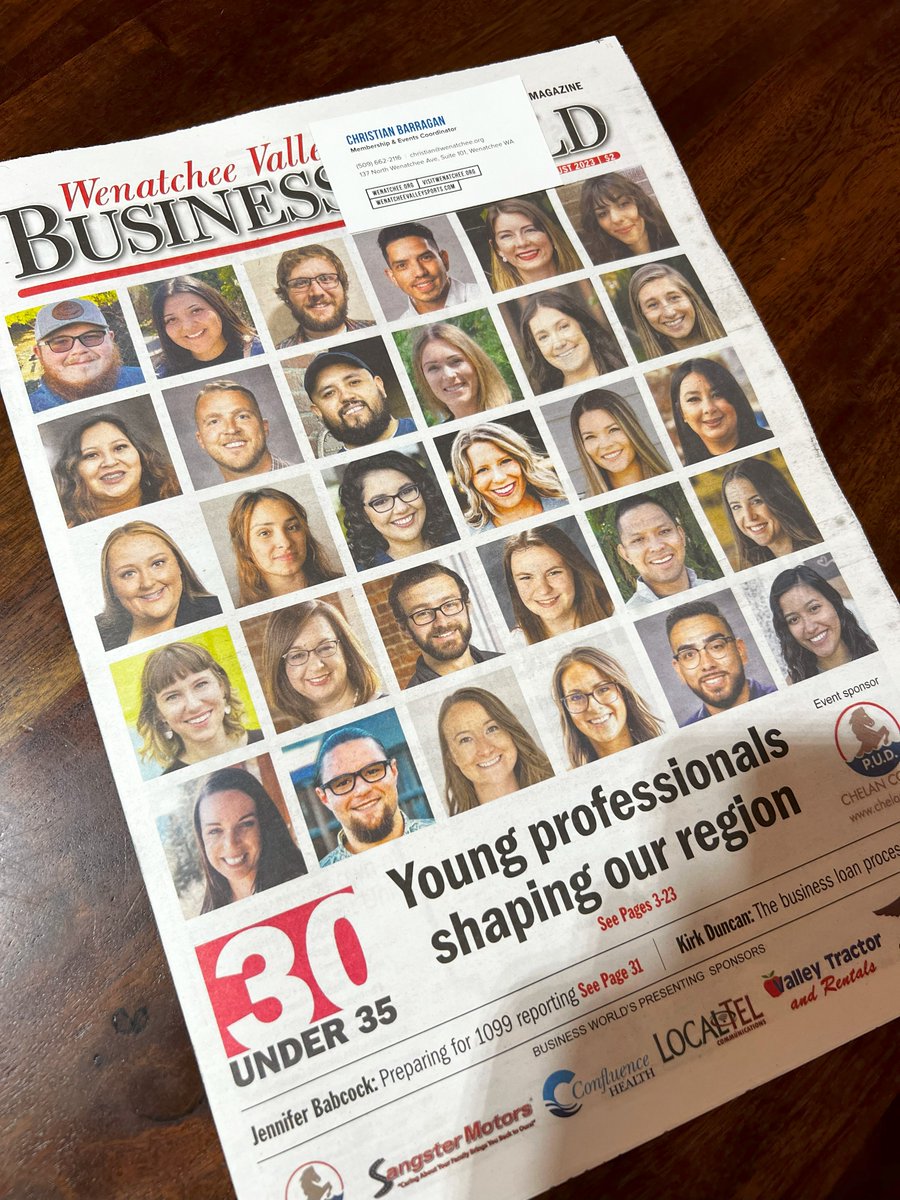 Congratulations to all individuals in the "30 Under 35" class 2023. We are proud of our very own Christian Barragan for his professional experience and positive influence in our community.