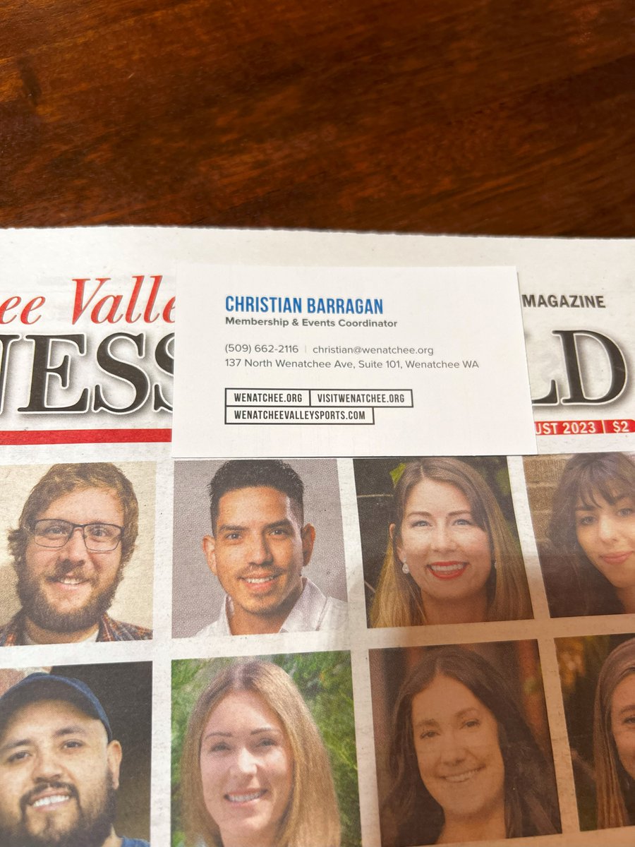 Wenatchee Chamber tweet media