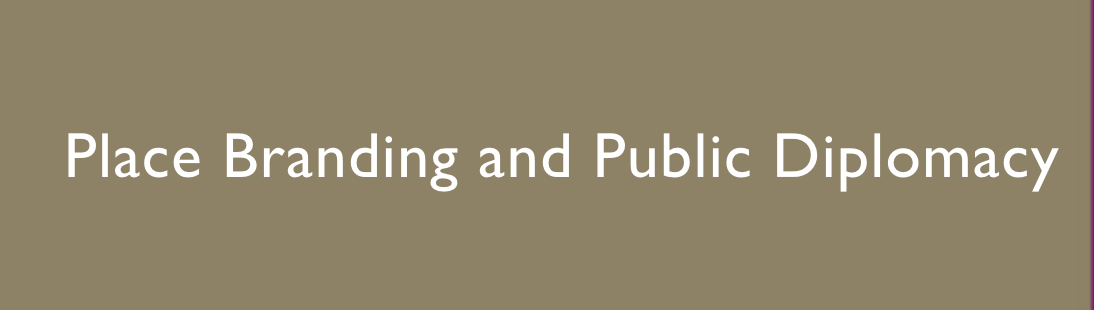 Place Branding and Public Diplomacy tweet media