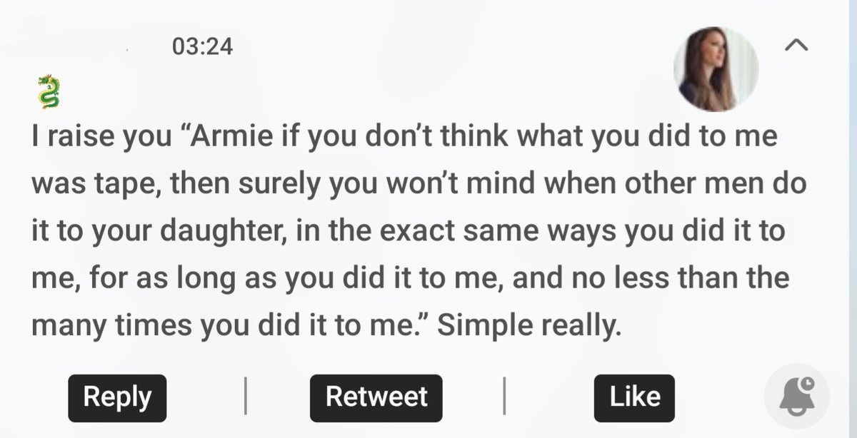 Tweeted and deleted. #houseofeffie #efrosinaangelova #supportarmiehammer #armiehammer