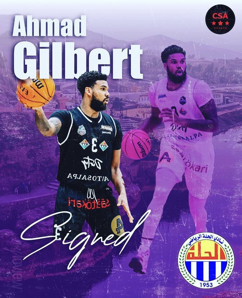 As he heads into the <a href="/RumphClassic/">Rumph Classic</a> Championship Game tonight, former <a href="/RiderMBB/">Rider Men’s Basketball</a>/<a href="/ConHighBall1/">Con High Ball</a> standout Ahmad Gilbert (<a href="/GilbertAhmad/">RIP FRAN 5/11</a>) has signed with the Al Hillah Basketball Club in Iraq, per <a href="/csasportsmgmt/">CSA Sports Management</a>. He avg. 31.8 points, 12.4 rebounds &amp; 5.4 assists in Iceland this season