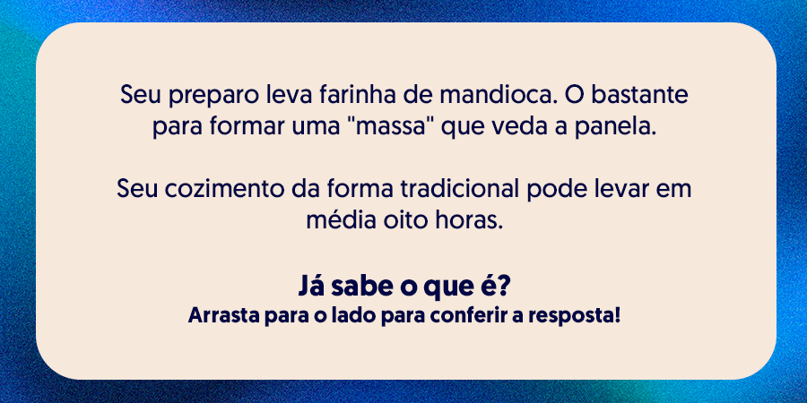 CompagasOficial's tweet photo. Conta pra gente, o quanto você conhece a comida típica paranaense?

O estado carrega grandes receitas em sua cultura, e essa é uma delas. Já sabe qual é? Comenta aqui embaixo! 🥰😋 https://t.co/IbHt2TEFBv