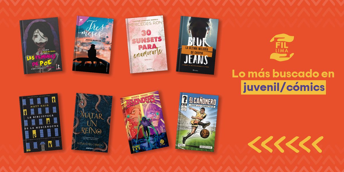 ¡Conoce los libros más buscados en la FIL Lima 2023 en la categoría JUVENIL/COMICS! #FILLima #FIL2023