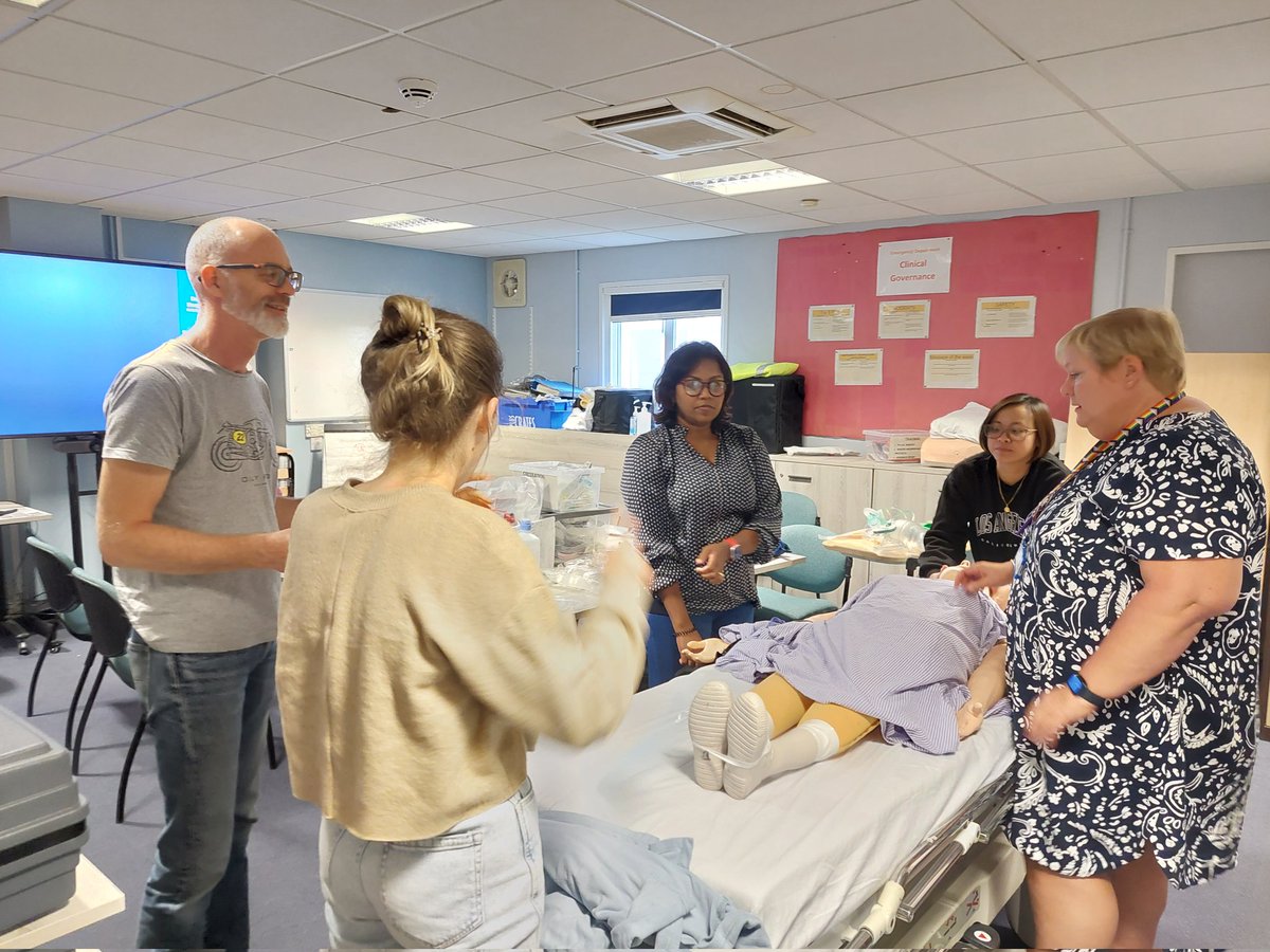 A small but perfectly formed team on our TILS course today!! 
We had a special appearance from Dr Phil Kaye too, to cover RSI! Many Thanks Phil! 
Sorry missed that photo opp Chris!!