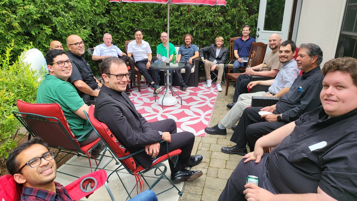 Bishop Lobsinger hosted a BBQ at his residence for seminarians and men discerning the priesthood. Dcn. William Meehan (centre) was ordained on July 5th to the transitional diaconate by Bishop Crosby in Rome and will be returning to Rome to complete his studies for the priesthood.