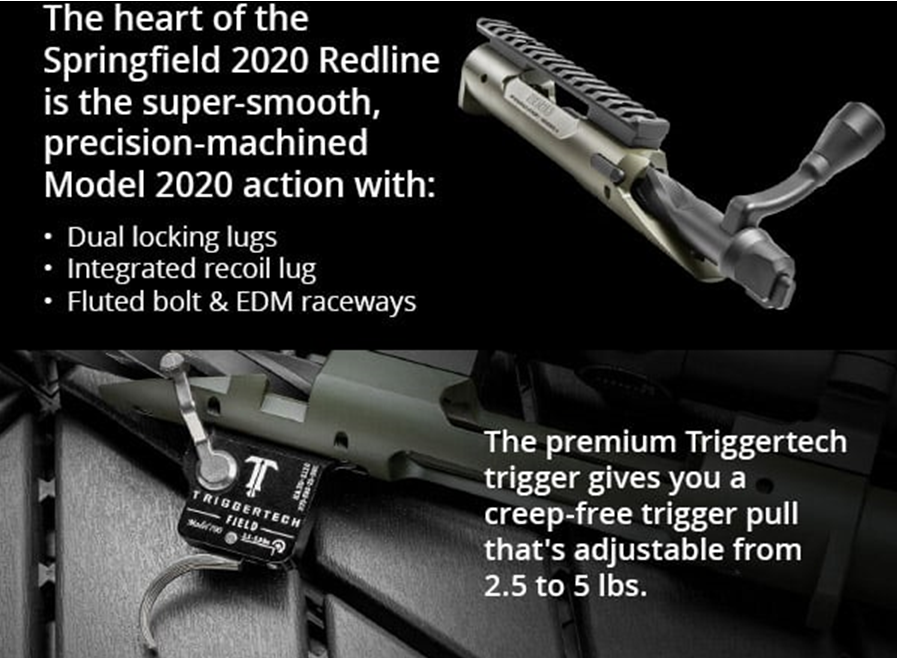 BrownellsInc's tweet photo. Springfield's new 2020 Redline is a compact, lighweight, custom grade #hunting #rifle that'll help you bring home that next meal every single time! Get yours at #Brownells: https://t.co/4eAzJhZyWk
#guns #hunter #triggertech https://t.co/T4qGHvZ7Re