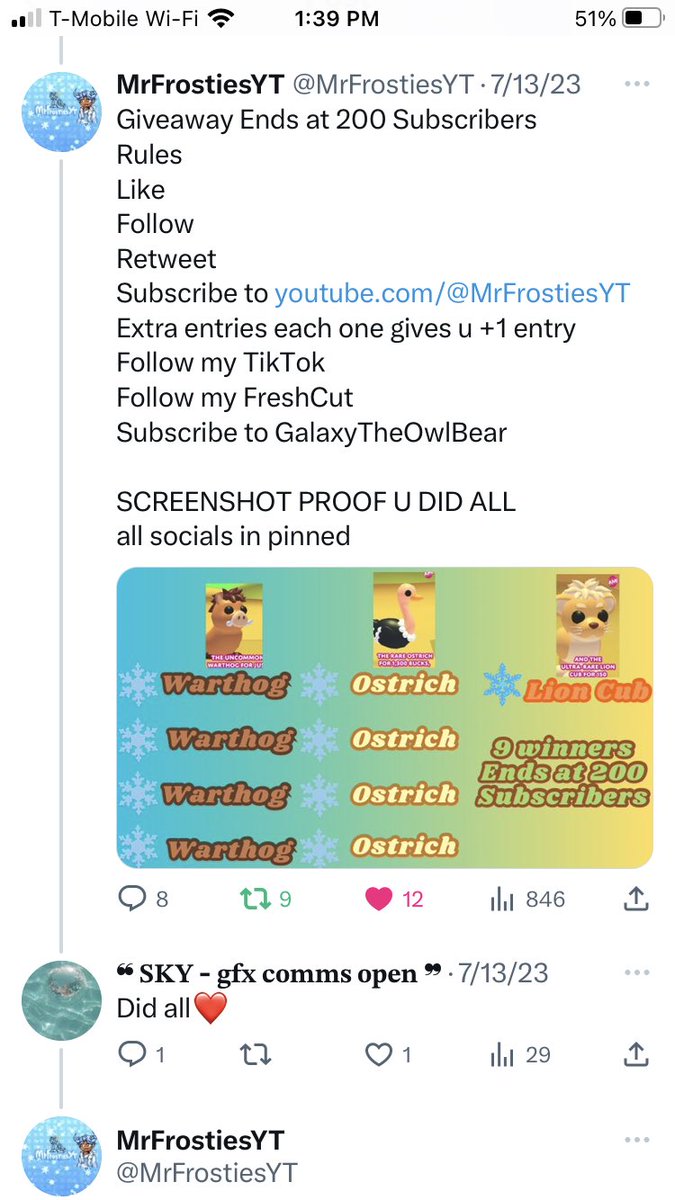 iiscoutsky's tweet photo. @MrFrostiesYT https://t.co/W8CbhaOt6F