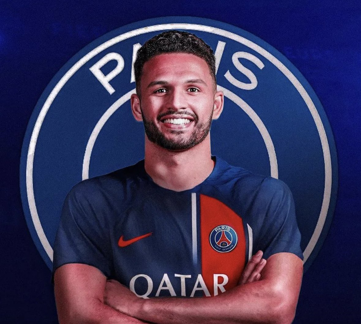 Super-transfer la PSG! Atacantul portughez Gonçalo Ramos s-a alăturat formației pariziene. Foto: Tw/@FabrizioRomano