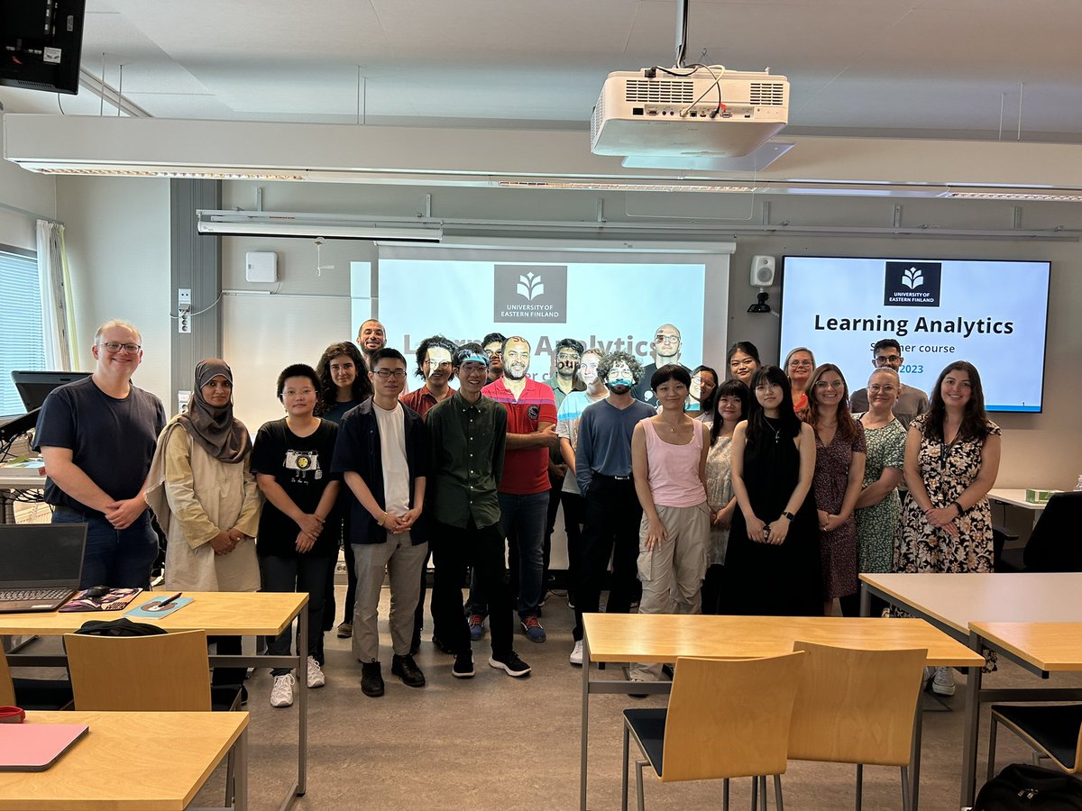 Happy to welcome participants from all continents of the planet attending our summer #learninganalytics course. 
Lots of activities, guest speakers and a wealth of knowledge and interaction.