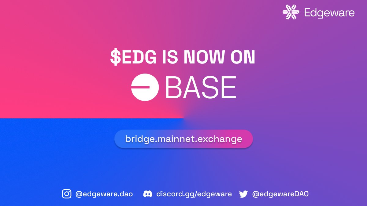 Edgeware tweet media