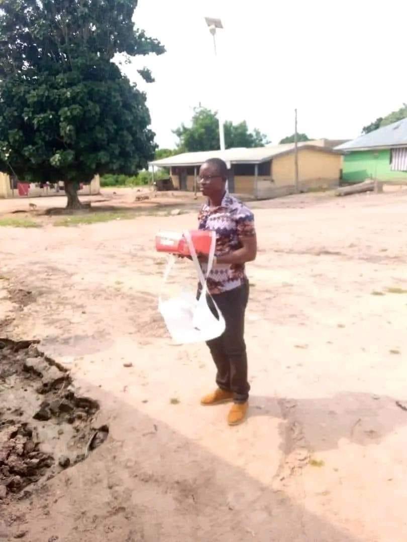 BECE papers to Afram Plains delivered by drones this morning. 📌